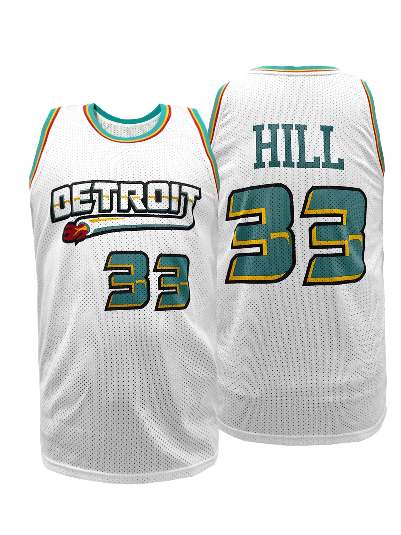 Men's Retro Basketball Jersey Breathable Sleeveless Loose Fit Sports Uniform for Summer