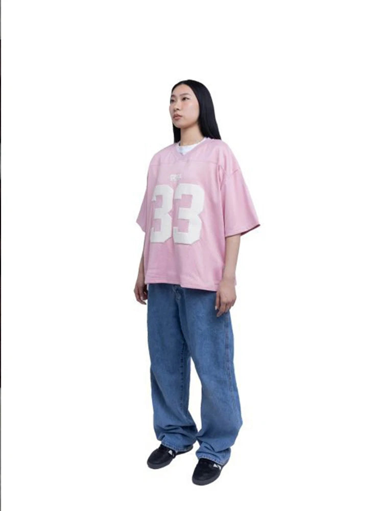 Retro Jersey Quick Dry Breathable Mesh T Shirt