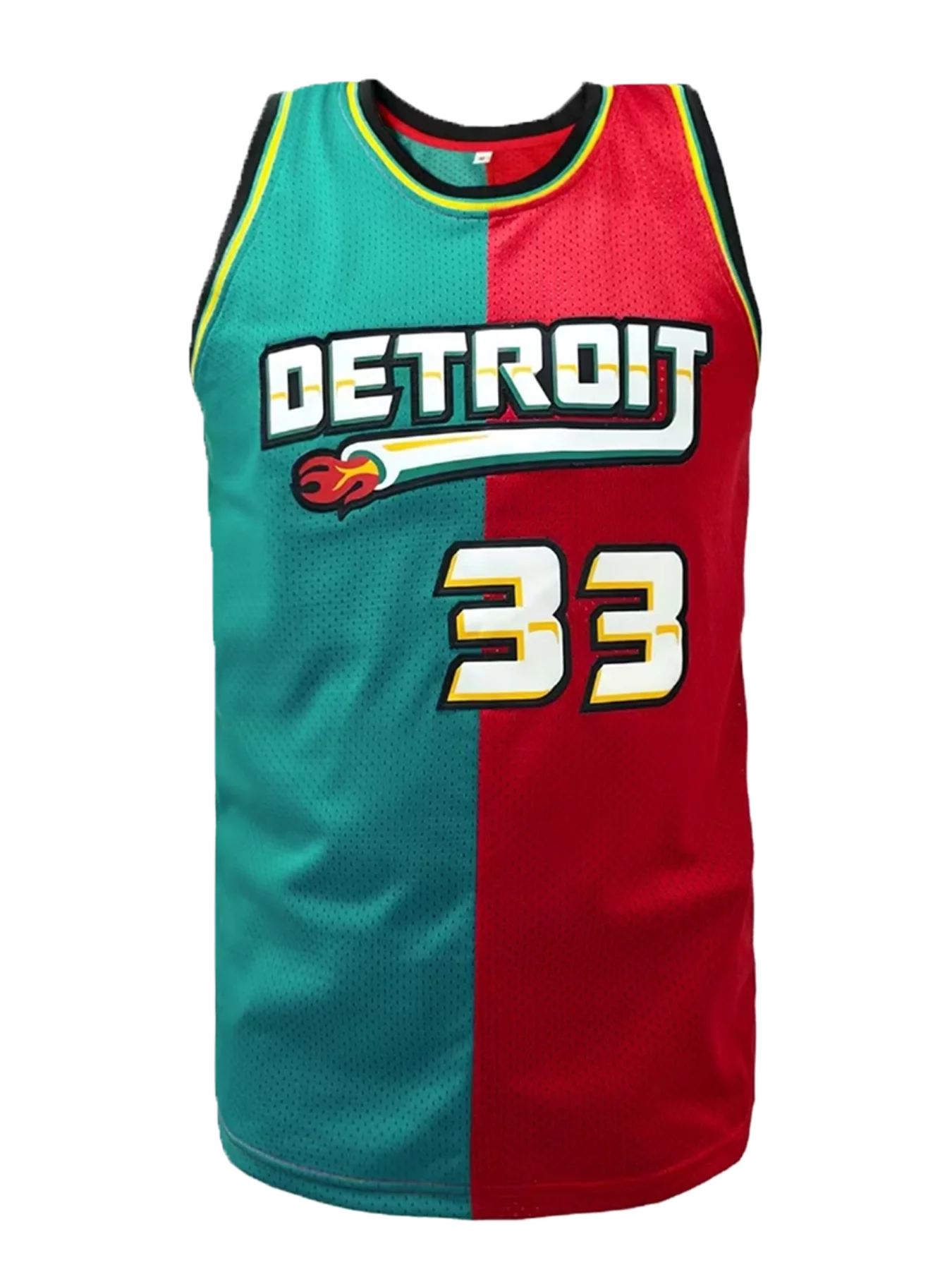 Men's Retro Basketball Jersey Breathable Sleeveless Loose Fit Sports Uniform for Summer