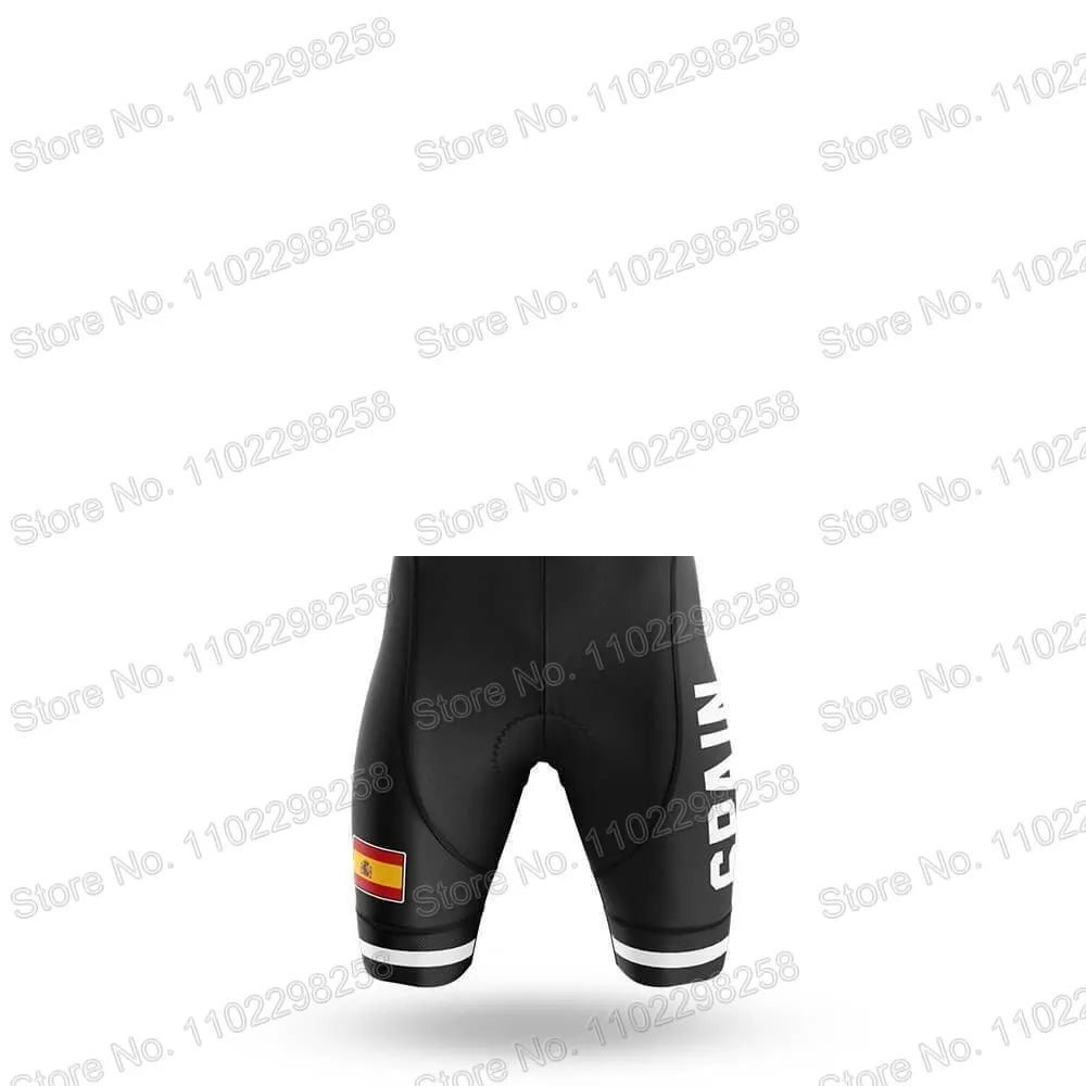 Spain National Team Cycling Jersey Set Espana Flag Clothing