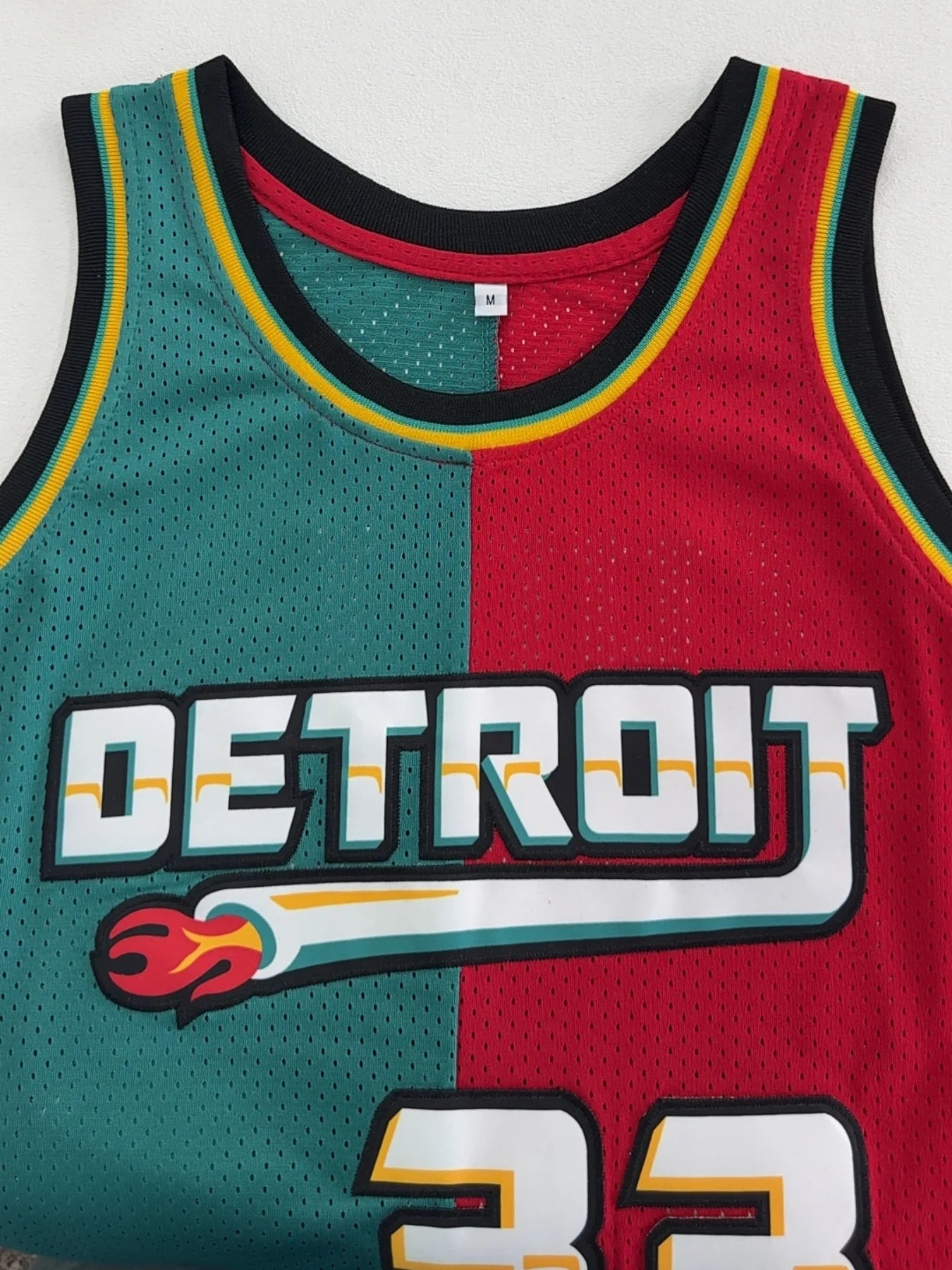 Men's Retro Basketball Jersey Breathable Sleeveless Loose Fit Sports Uniform for Summer