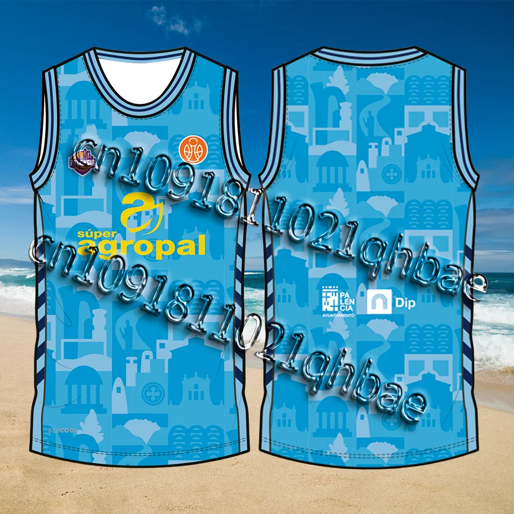 Spain Basketball Training Jerseys Sports Jerseys Must-have Jerseys For Fans Palencia City 3D Printed Sports Jerseys