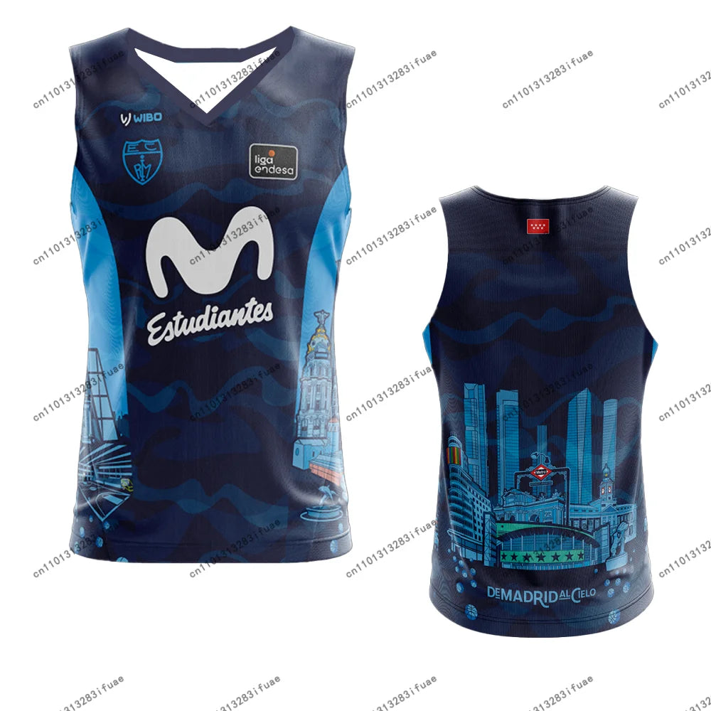 2025-26 Club Estudiantes de Baloncesto New Arrivals Spain Basketball Jerseys 3D Printed