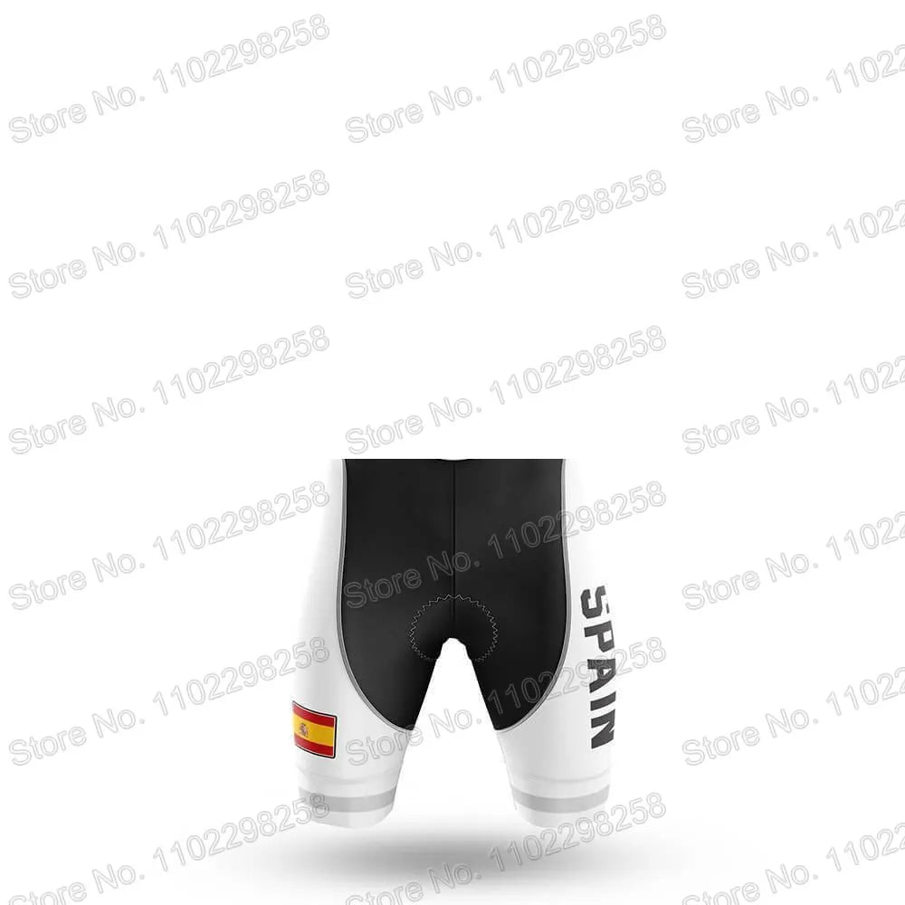 Spain National Team Cycling Jersey Set Espana Flag Clothing