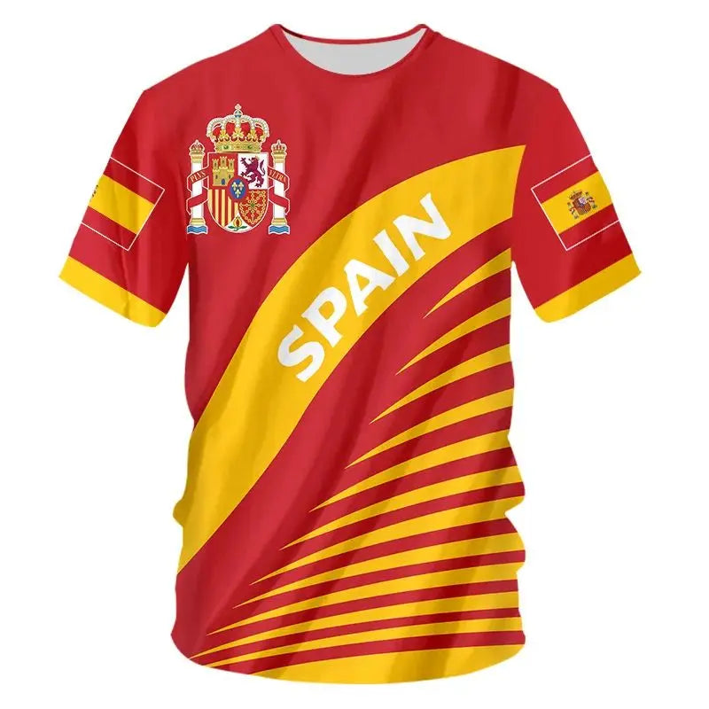 National Team 3D Print Football Jersey