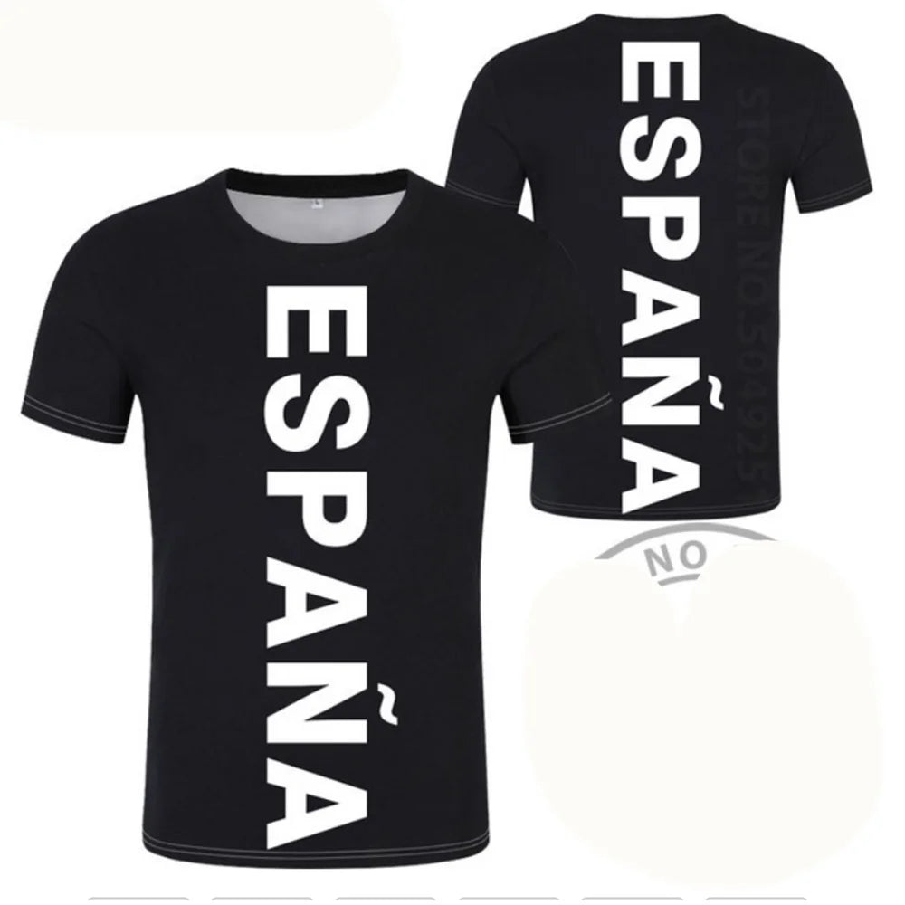 Football Jersey 3D Proud of Spanish Emblem Graphic