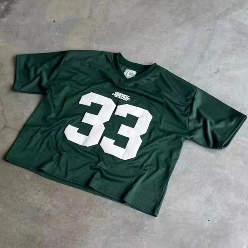 Retro Jersey Quick Dry Breathable Mesh T Shirt