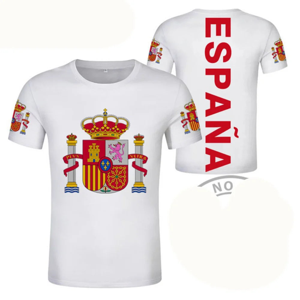 Football Jersey 3D Proud of Spanish Emblem Graphic