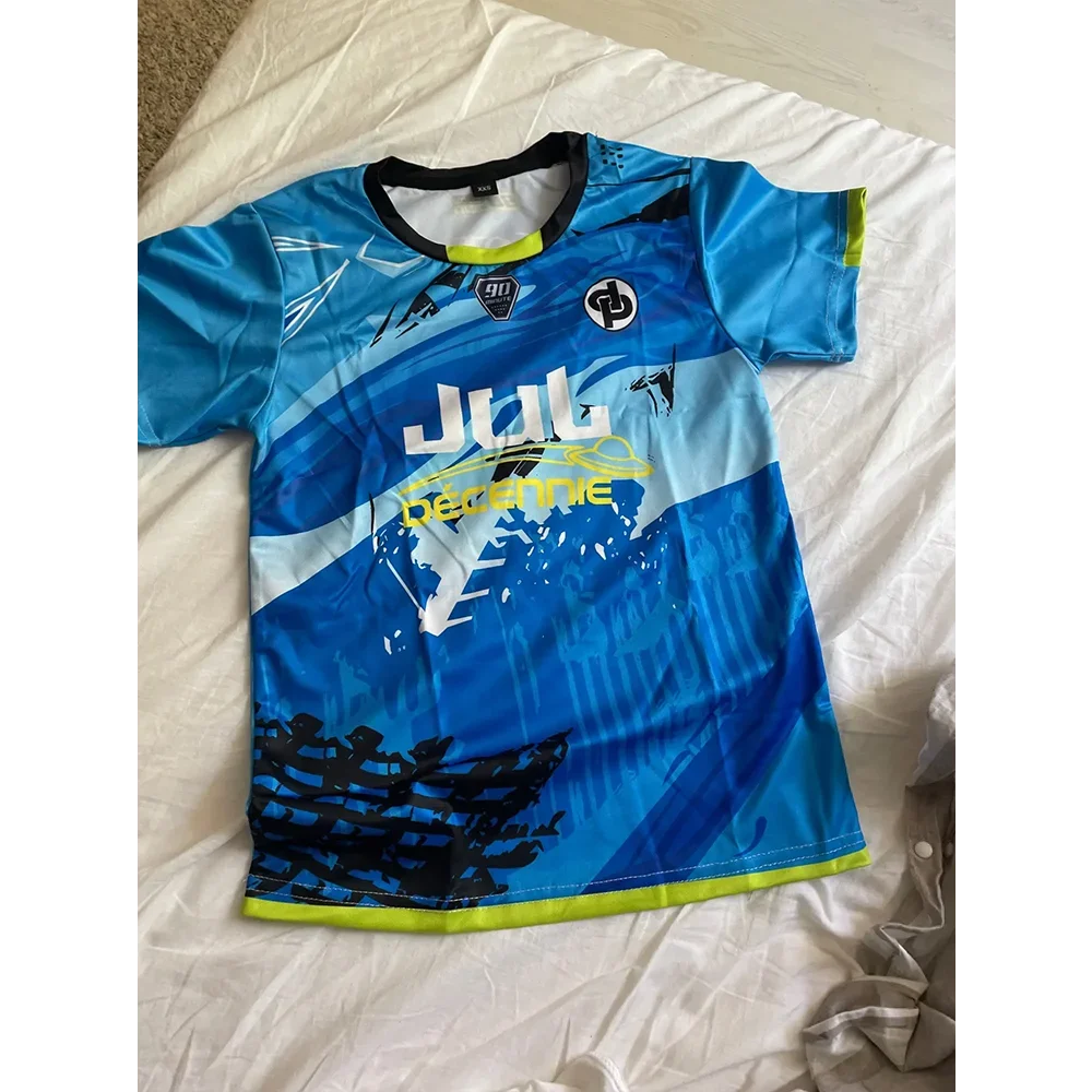 Unisex Sports 90 Minute Jerseys New Maillot JUL T-shirt Summer Youth Breathable And Quick-drying Training Football Shirts