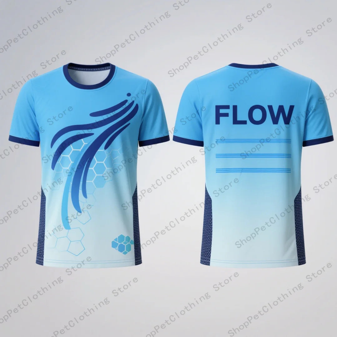 Unisex 3D Graphic Jersey Fit Short Sleeve T Shirt For Men Women Kids Comfortable Tee Breathable Wear Sporty Style