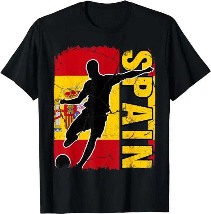 Soccer Ball Spain Flag Jersey