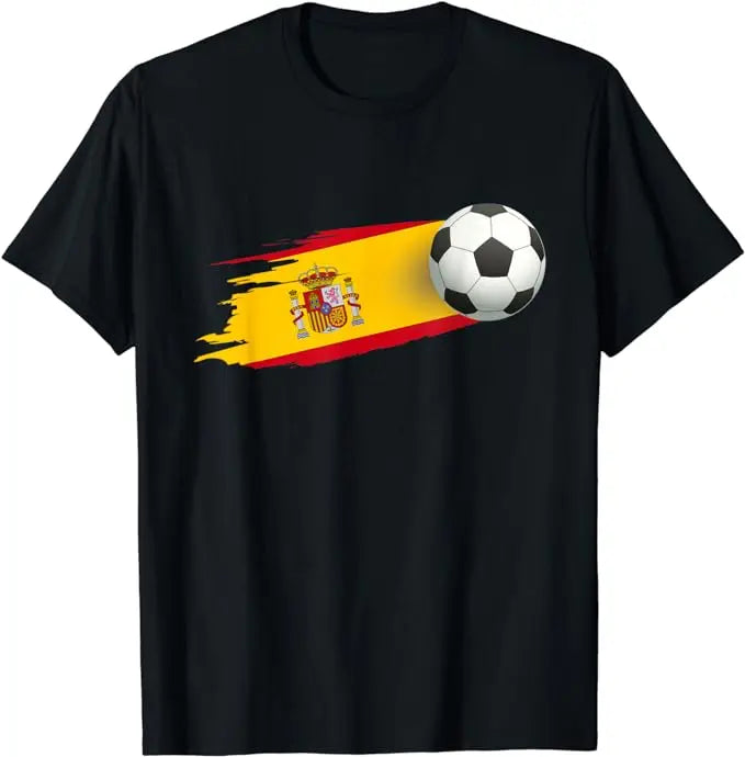 Soccer Ball Spain Flag Jersey