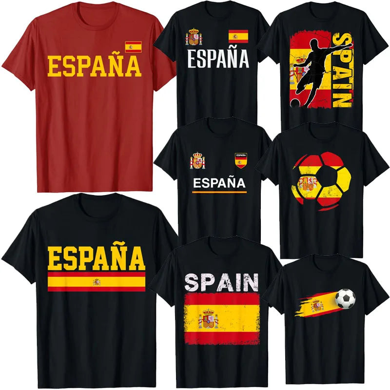 Soccer Ball Spain Flag Jersey