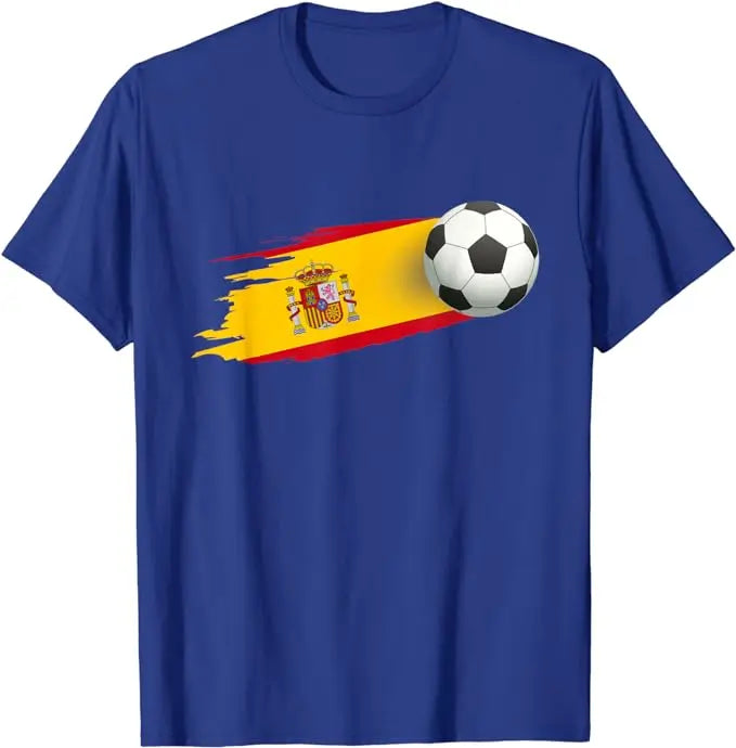 Soccer Ball Spain Flag Jersey