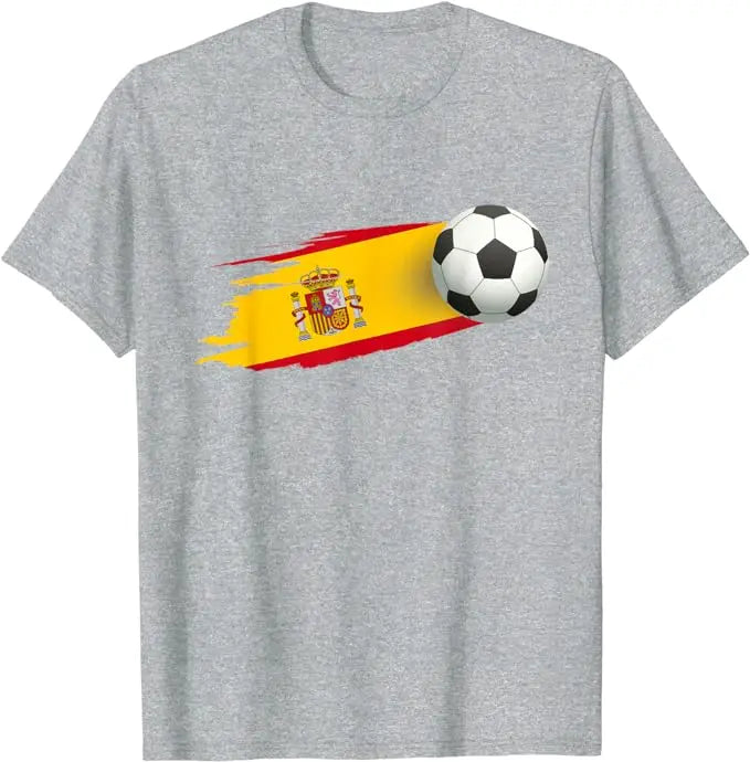 Soccer Ball Spain Flag Jersey