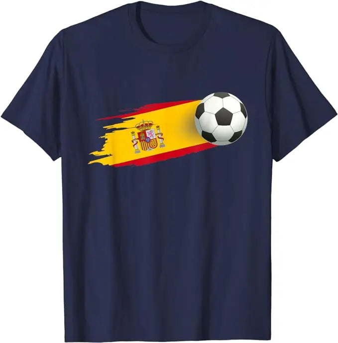 Soccer Ball Spain Flag Jersey