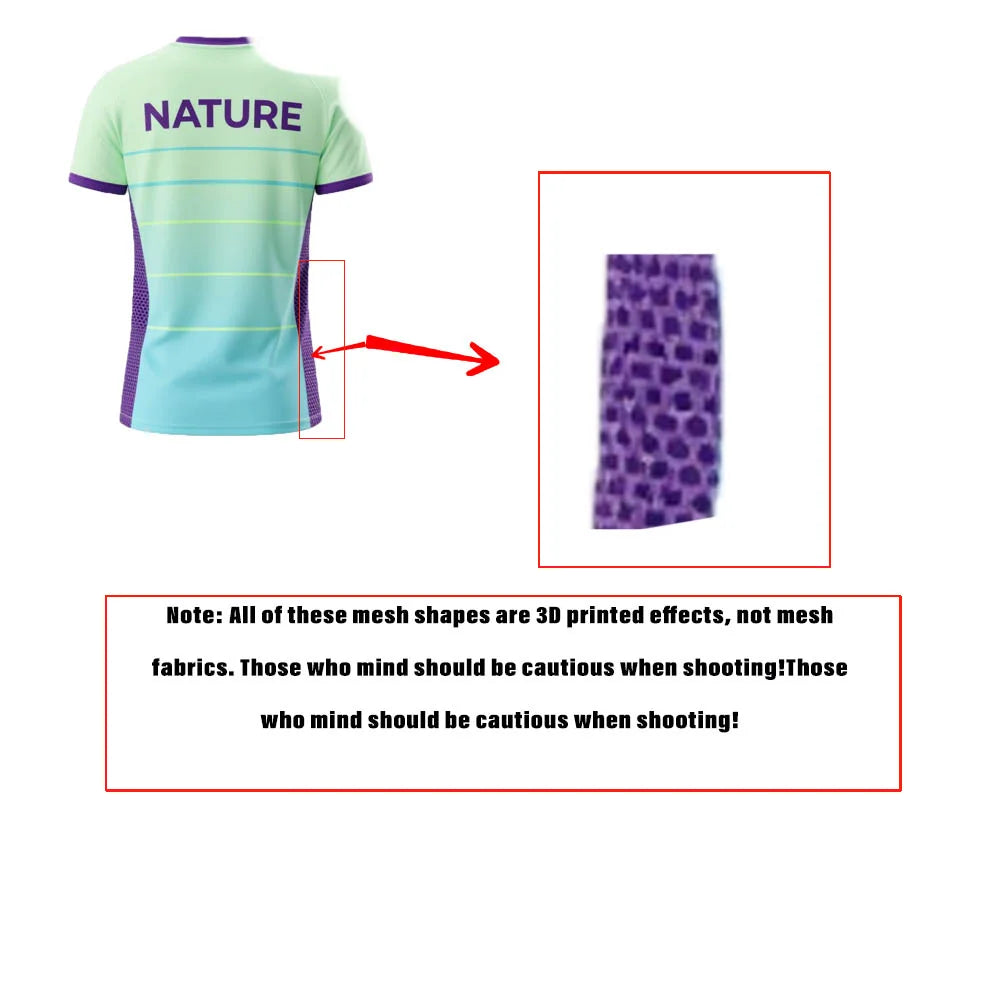 Unisex 3D Graphic Jersey Fit Short Sleeve T Shirt For Men Women Kids Comfortable Tee Breathable Wear Sporty Style