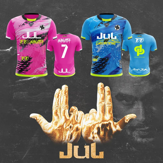 Unisex Sports 90 Minute Jerseys New Maillot JUL T-shirt Summer Youth Breathable And Quick-drying Training Football Shirts
