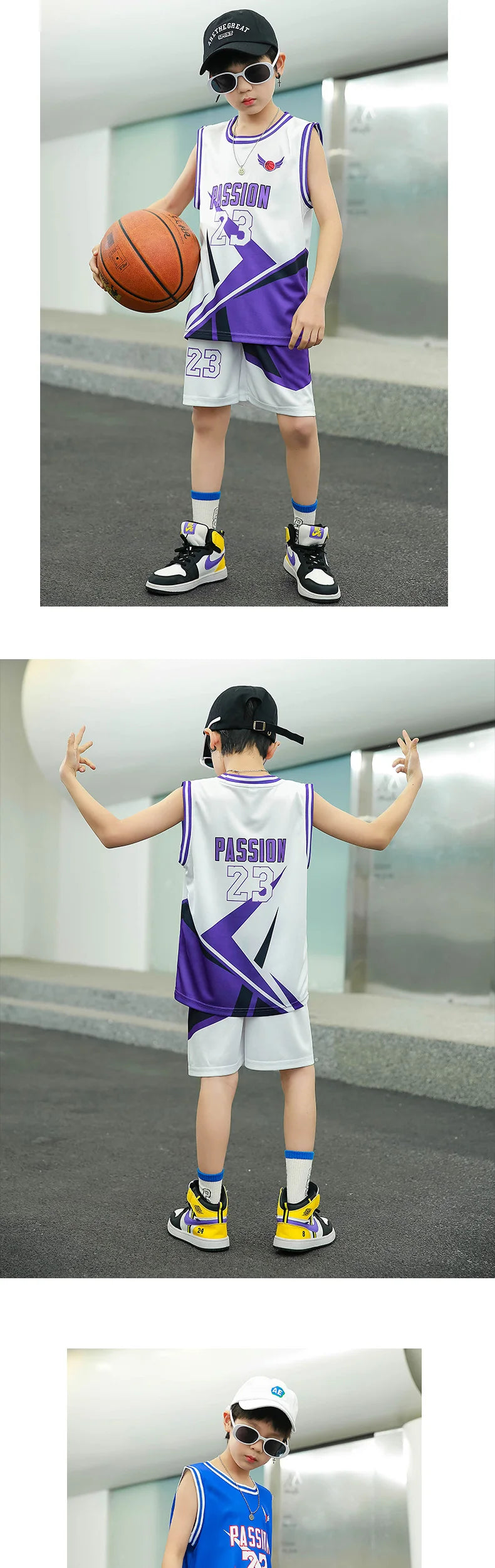 Children Basketball Jersey Kid Team Training Uniform Quick-drying Fashionable Comfortable Boy Girl Shirt Sportswear Tracksuit