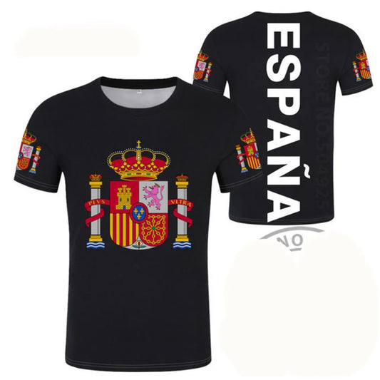 Football Jersey 3D Proud of Spanish Emblem Graphic
