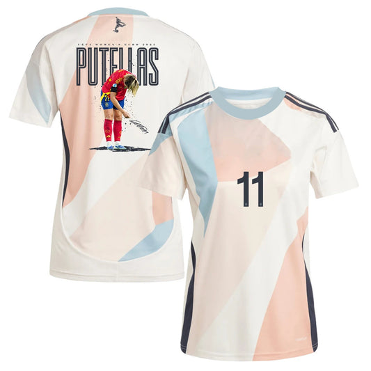 Spain 2025  Away Jersey!3d Printing Spain's Alexia Putellas