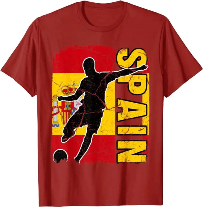 Soccer Ball Spain Flag Jersey
