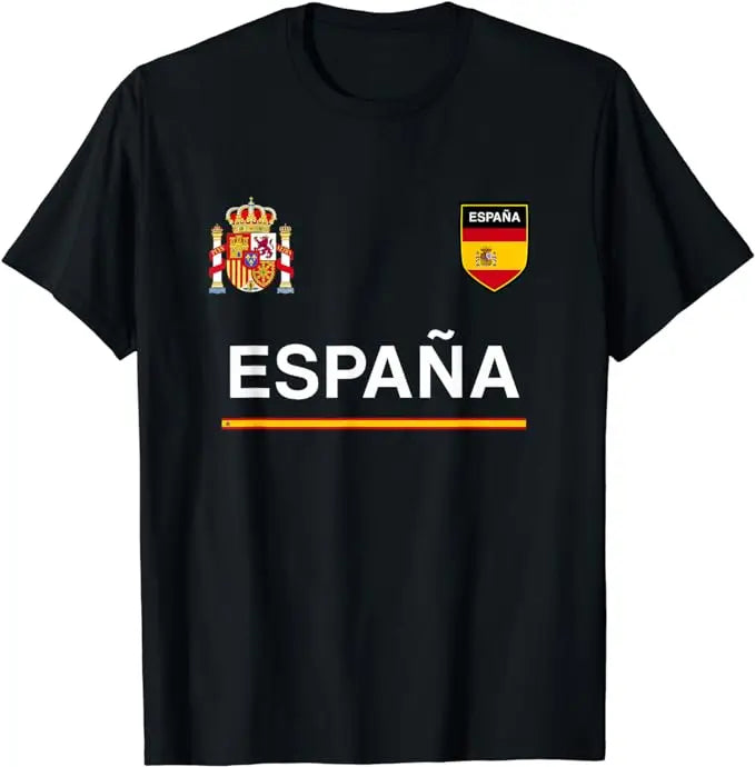 Soccer Ball Spain Flag Jersey