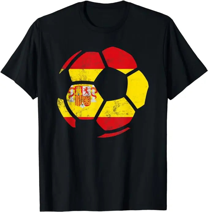 Soccer Ball Spain Flag Jersey