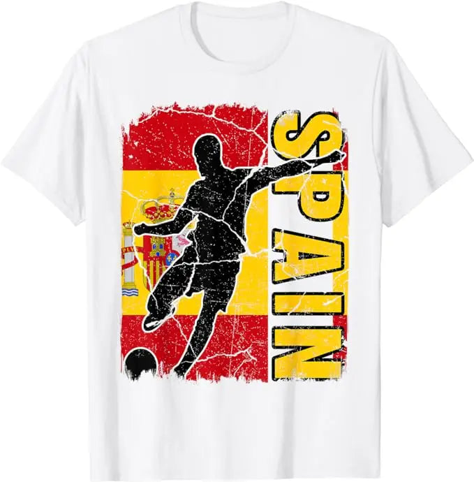 Soccer Ball Spain Flag Jersey