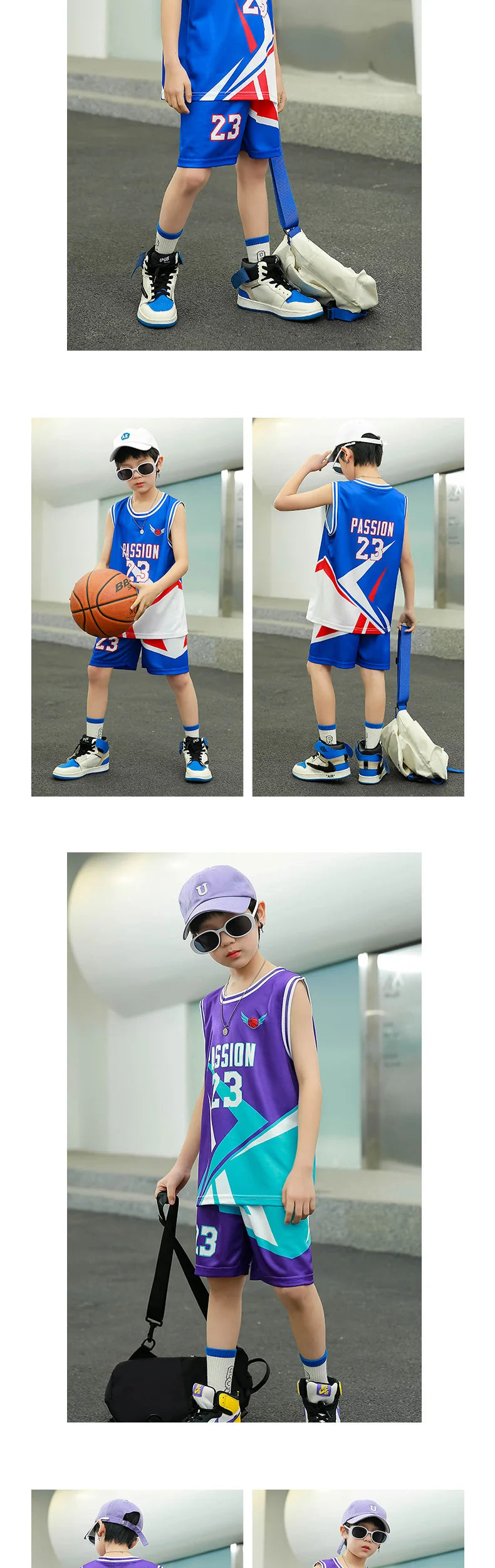 Children Basketball Jersey Kid Team Training Uniform Quick-drying Fashionable Comfortable Boy Girl Shirt Sportswear Tracksuit