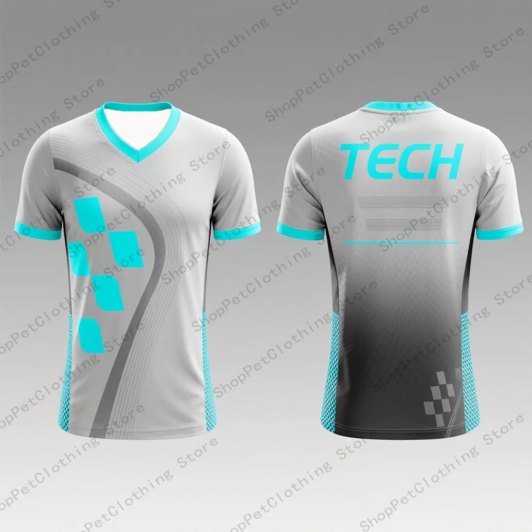 Unisex 3D Graphic Jersey Fit Short Sleeve T Shirt For Men Women Kids Comfortable Tee Breathable Wear Sporty Style