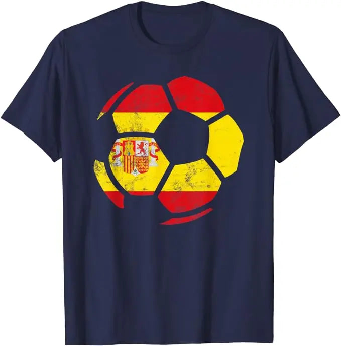Soccer Ball Spain Flag Jersey
