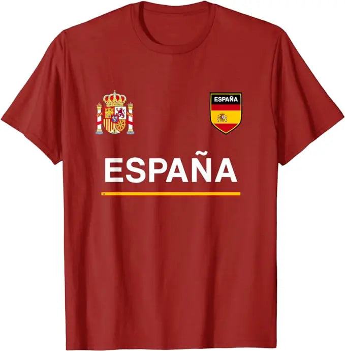 Soccer Ball Spain Flag Jersey