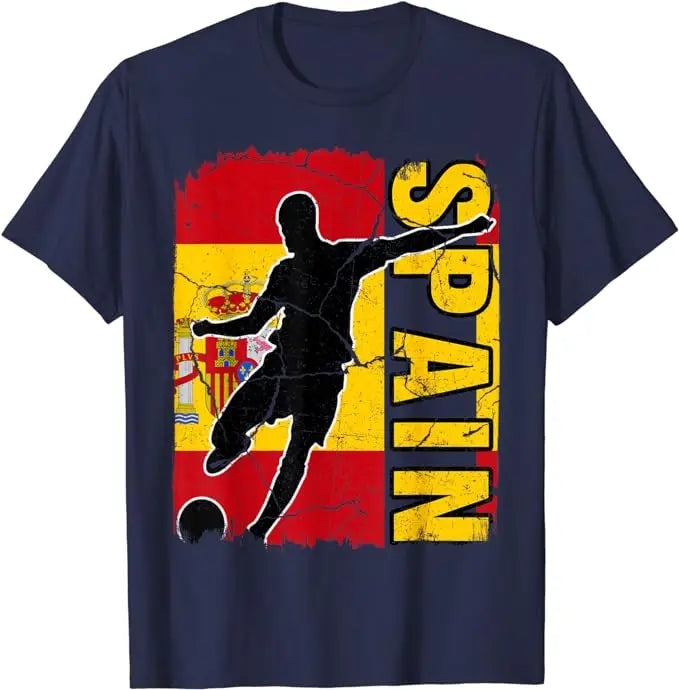 Soccer Ball Spain Flag Jersey