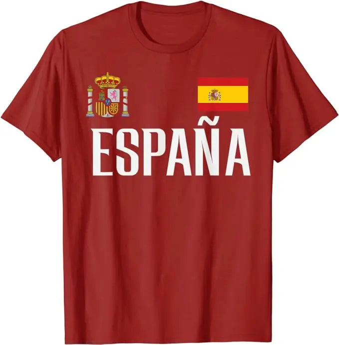 Soccer Ball Spain Flag Jersey